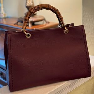 Leather crossbody/tote bag. New no tag